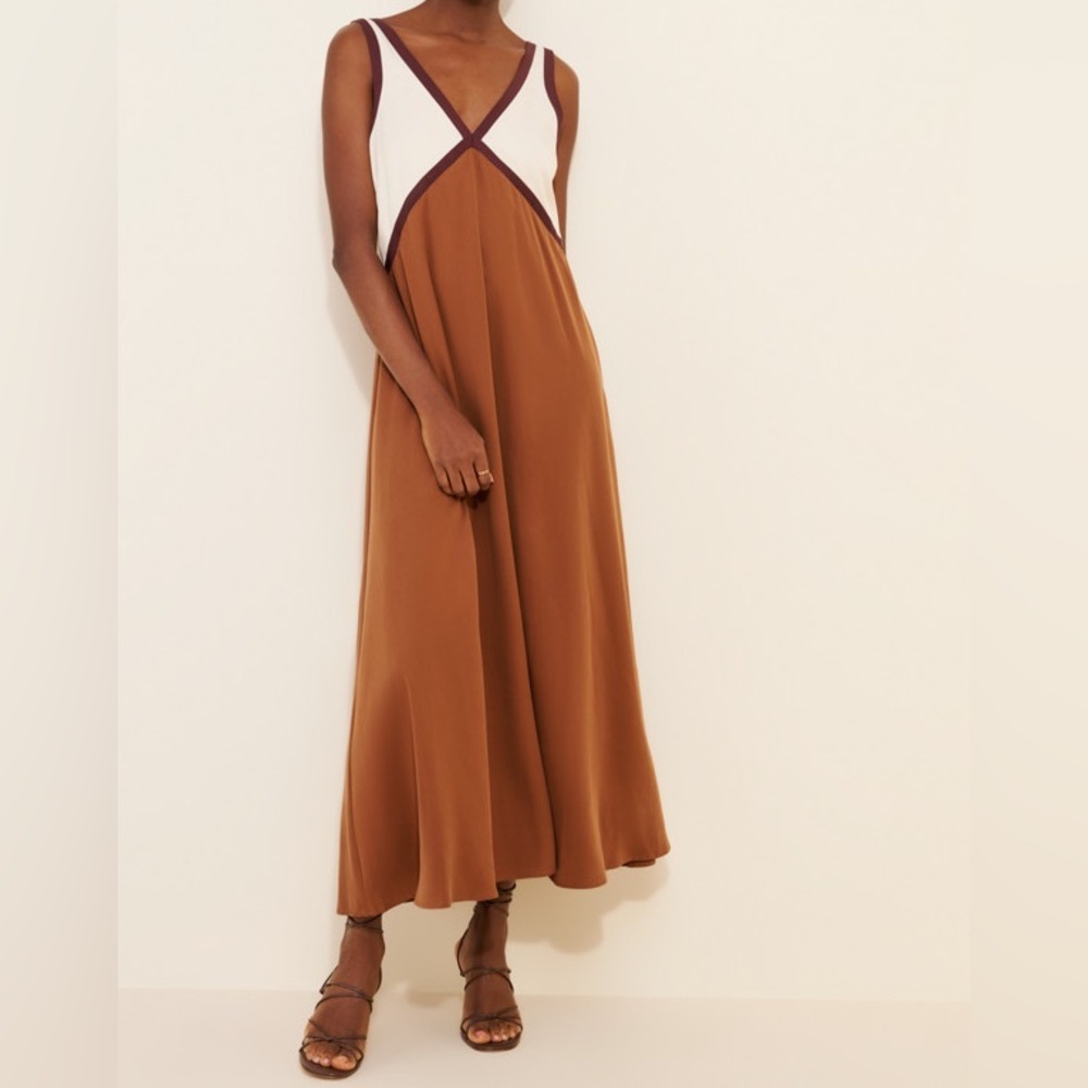 SANCIA Naomi Colorblock Maxi Dress Size S